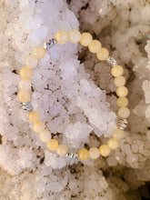 Load image into Gallery viewer, Yellow Topaz 6mm Stacking Gemstone Bracelet